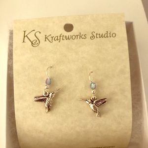 Hummingbird earrings